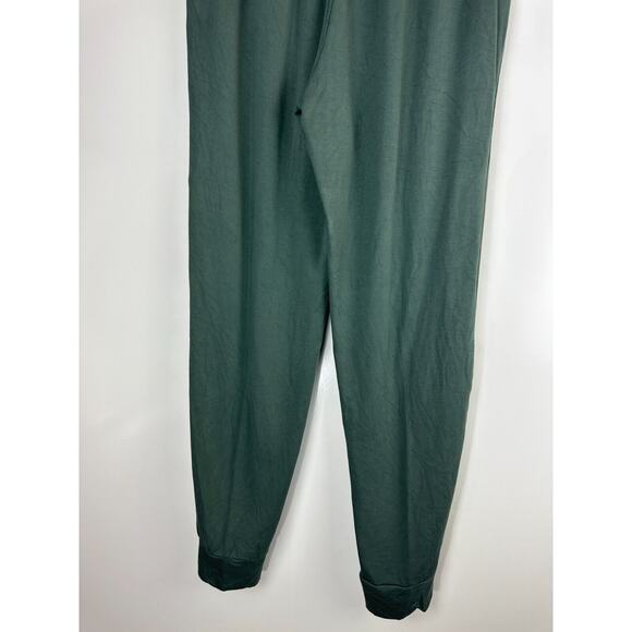 Soma Set WKND Soft Brushed Terry Hooded Cardigan & Jogger 2 Piece Green Medium - Picture 12 of 16